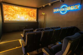 a cozy smaller cinema hall